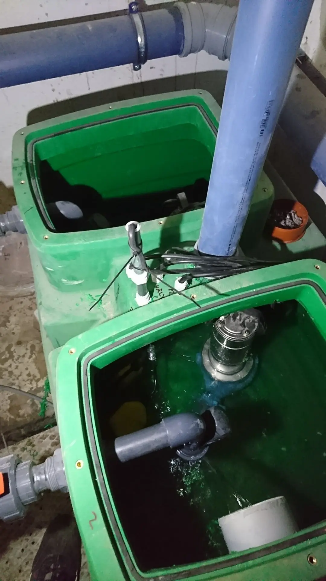 GEO 500 pumppaamo sisältä